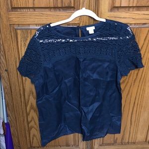 EUC Size 12 linen j.crew top